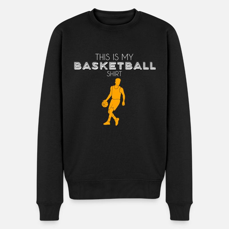 Chemise de basket-ball - Pull Premium bio Homme - noir