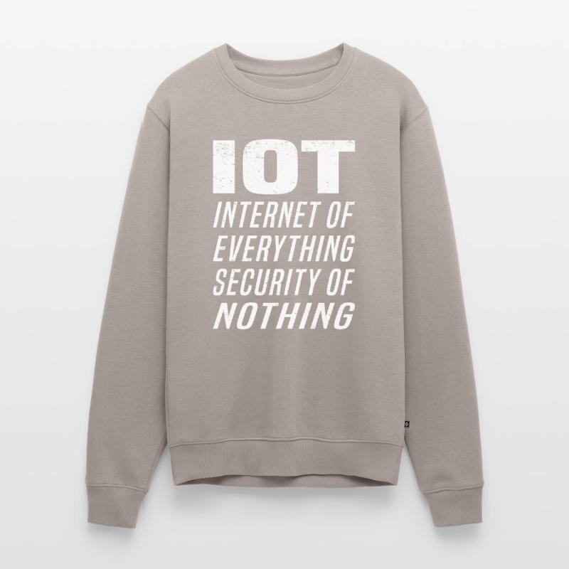 Internet Des Objets IOT Programmeur Admin IT Pull Premium bio Homme