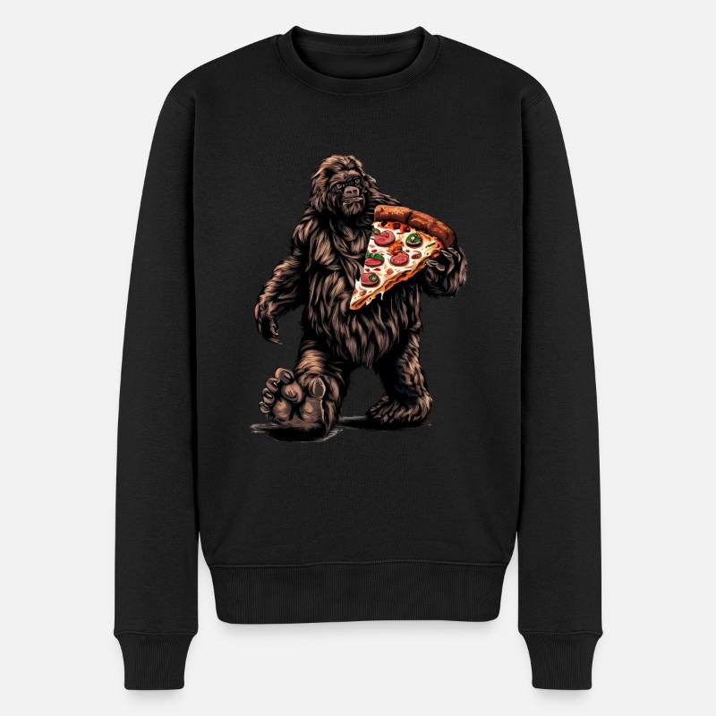 Bigfoot Pizza Party - Pull Premium bio Homme - noir