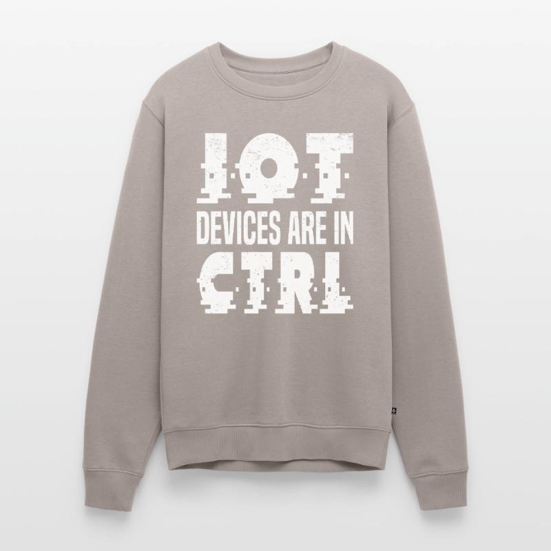 Internet Des Objets IOT Programmeur Admin IT Pull Premium bio Homme