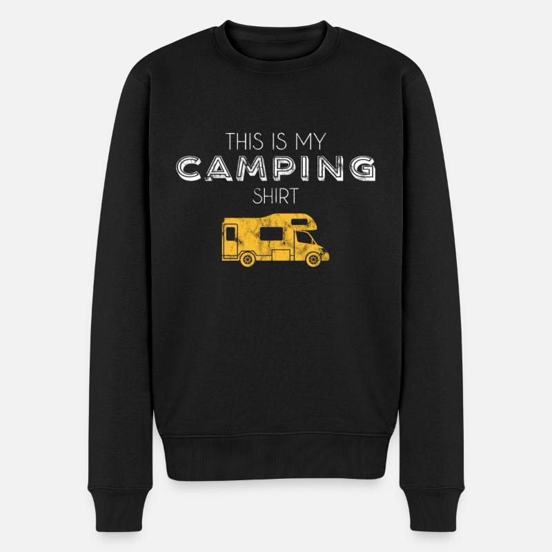 Chemise de camping - Pull Premium bio Homme - noir