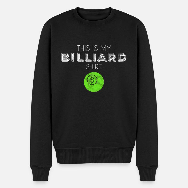 Chemise de billard - Pull Premium bio Homme - noir