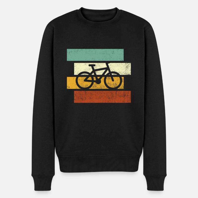 Vélo Rétro - Pull Premium bio Homme - noir
