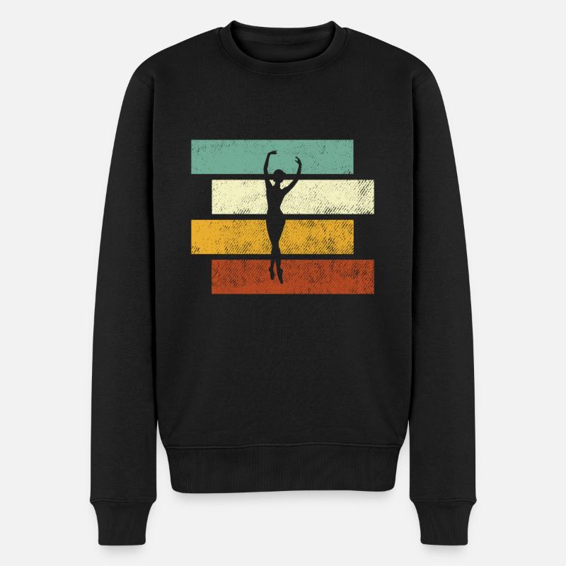 Danse Rétro - Pull Premium bio Homme - noir