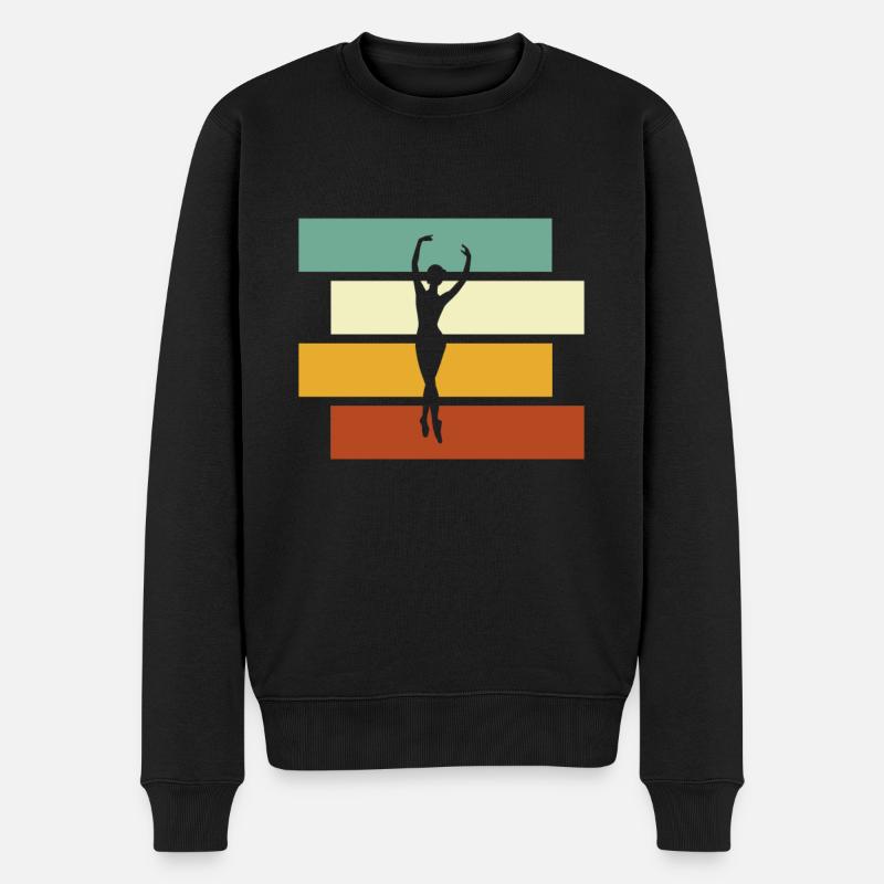 Danse Rétro - Pull Premium bio Homme - noir