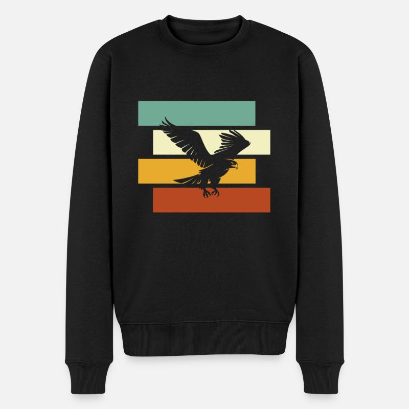 Adler Rétro - Pull Premium bio Homme - noir