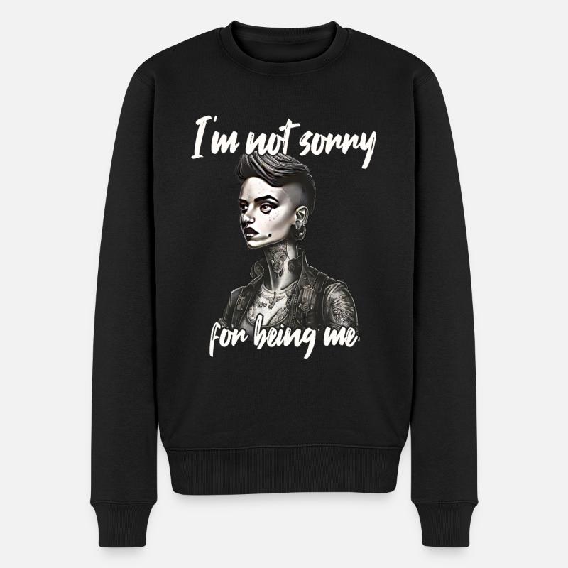 Fier de mon individualité - Pull Premium bio Homme - noir