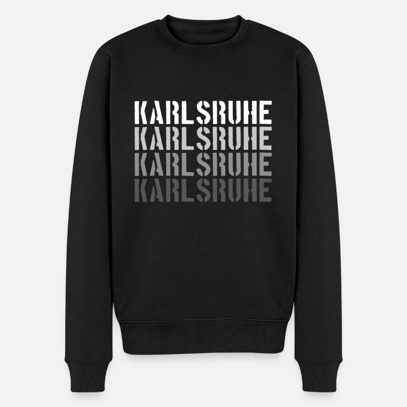 Karlsruhe - Pull Premium bio Homme - noir
