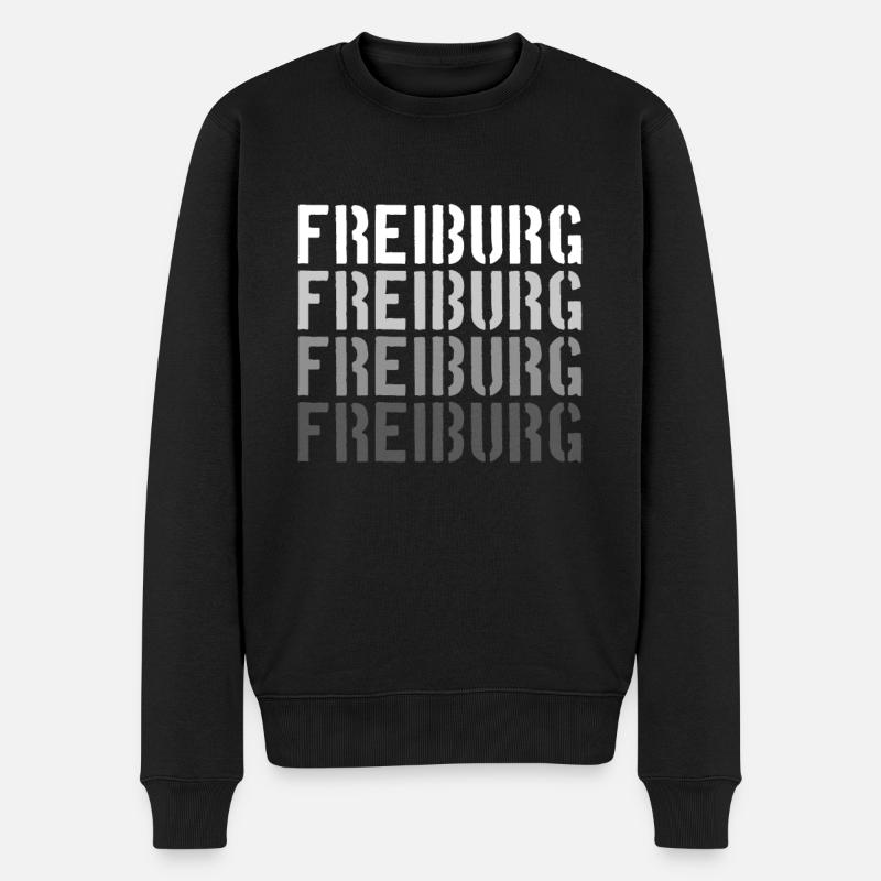 Fribourg - Pull Premium bio Homme - noir