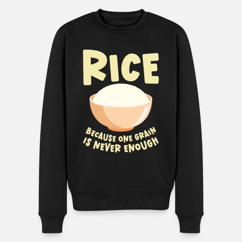 Cuisine asiatique Riz Philippines philippin - Pull Premium bio Homme - noir