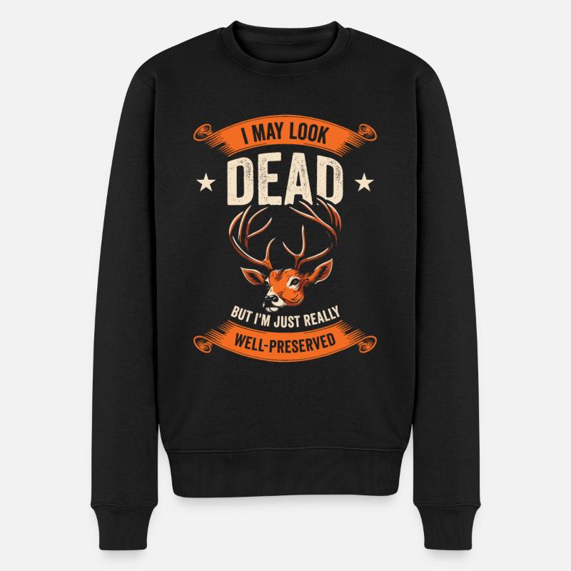 Taxidermiste Remplissage d’assemblage de taxidermie - Pull Premium bio Homme - noir