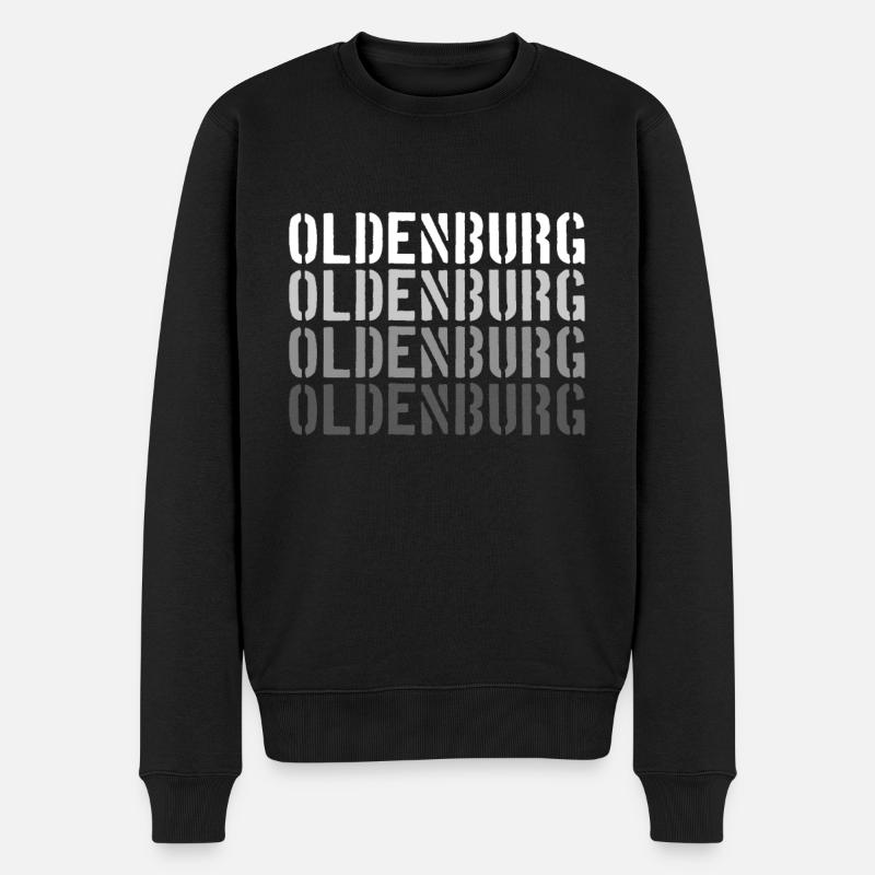 Oldenburg - Männer Premium Bio Pullover - Schwarz