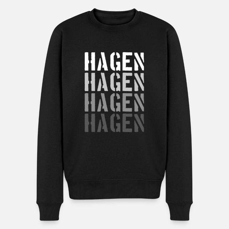 Hagen - Pull Premium bio Homme - noir