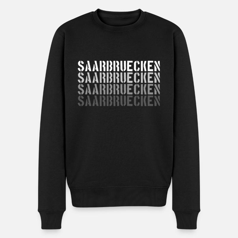 Sarrebruck - Pull Premium bio Homme - noir