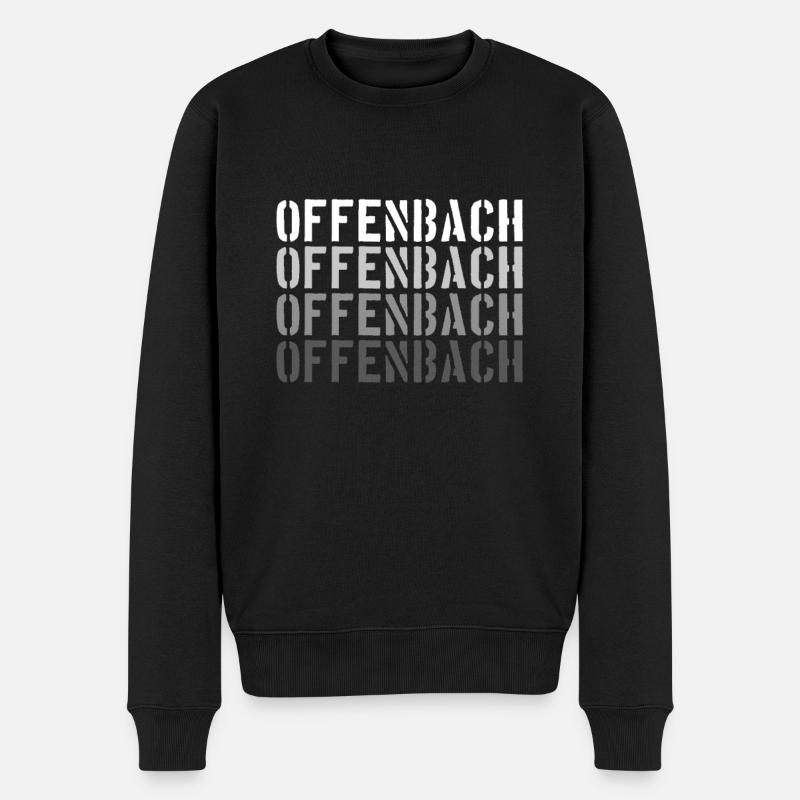 Offenbach - Pull Premium bio Homme - noir