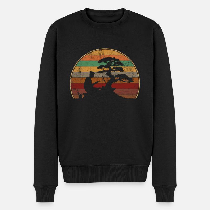 bonsaï Art japonais - Pull Premium bio Homme - noir