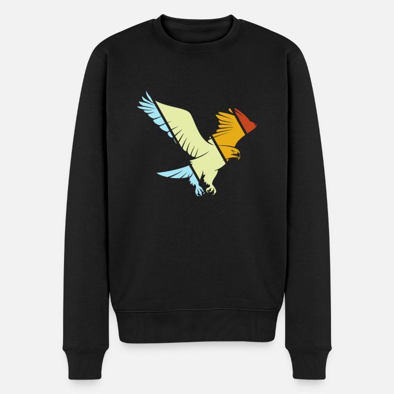 Adler Rétro - Pull Premium bio Homme - noir
