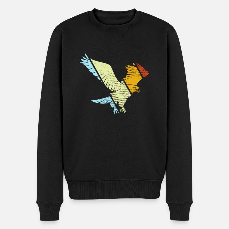 Adler Rétro - Pull Premium bio Homme - noir