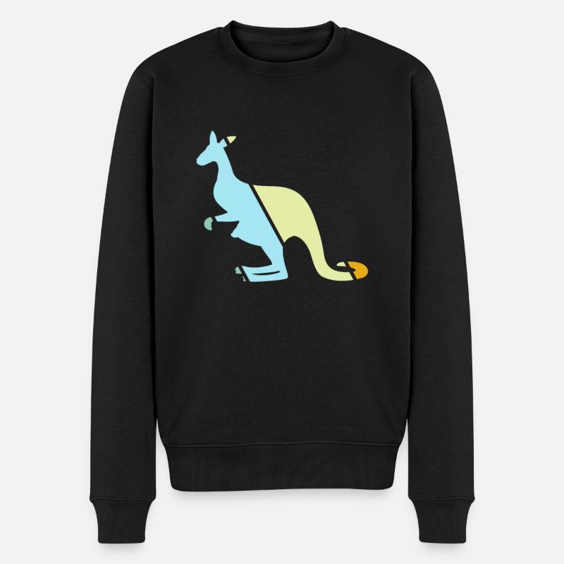 Kangourou Rétro - Pull Premium bio Homme - noir