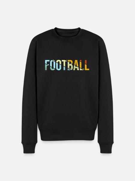 Football Rétro - Pull Premium bio Homme - noir