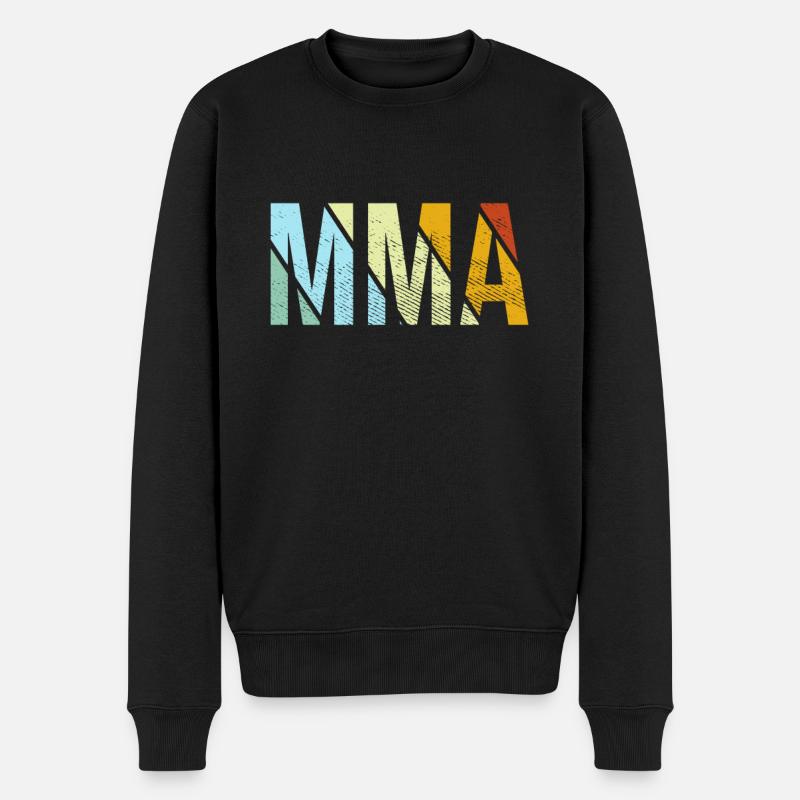 MMA Rétro - Pull Premium bio Homme - noir