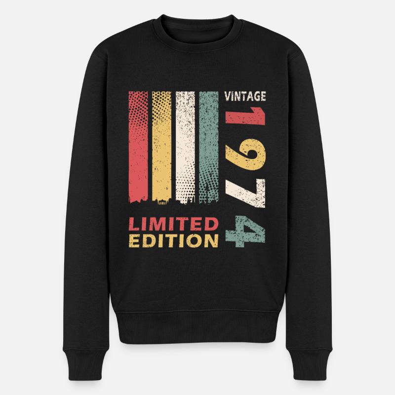 1974 Édition limitée - Pull Premium bio Homme - noir