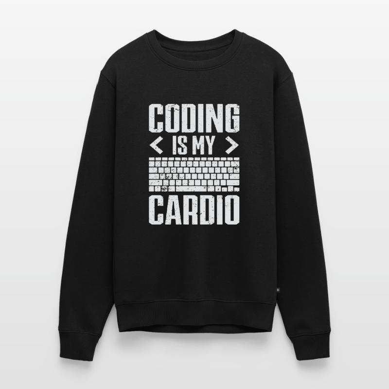 Informatique Admin Programmeur Codeur IT Pull Premium bio Homme