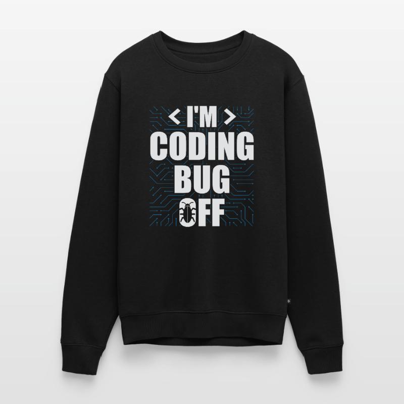 Informatique Admin Programmeur Codeur IT Pull Premium bio Homme