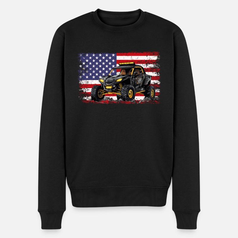 UTV SXS Racing - Männer Premium Bio Pullover - Schwarz