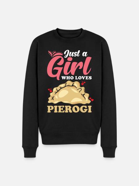 Pierogi dumplings - Men's Premium Organic Jumper - black