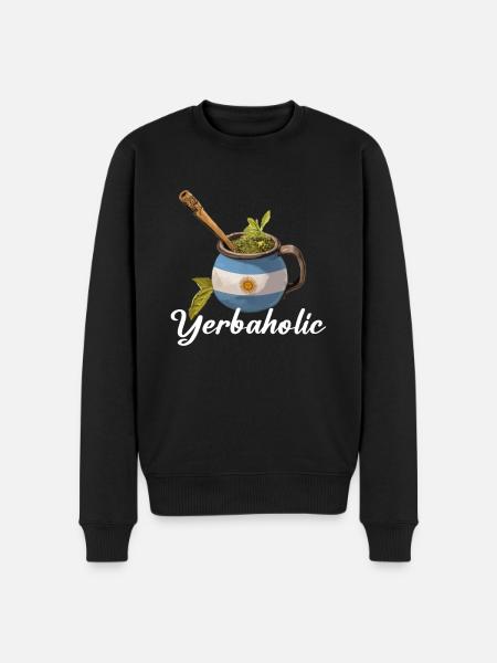 Yerba Mate argentina - Men's Premium Organic Jumper - black