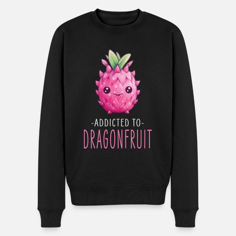 Fruit du dragon Kawaii - Pull Premium bio Homme - noir