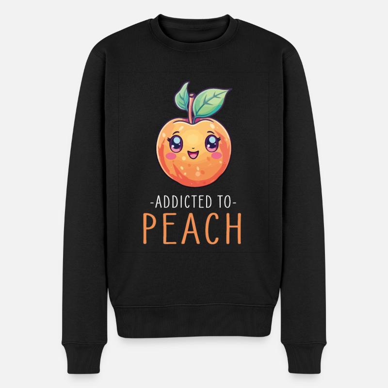 Pêche Kawaii - Pull Premium bio Homme - noir