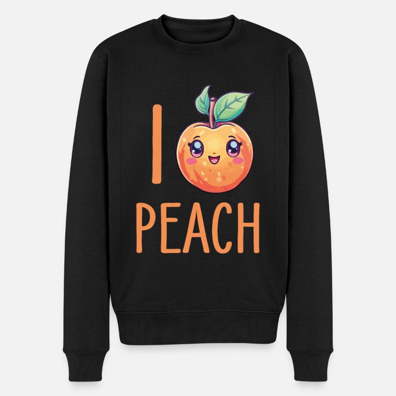 Pêche Kawaii - Pull Premium bio Homme - noir