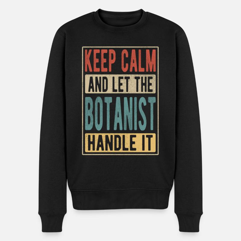 Botanist Retro Gift - Pull Premium bio Homme - noir