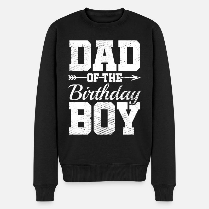 Papa du garçon d’anniversaire - Pull Premium bio Homme - noir