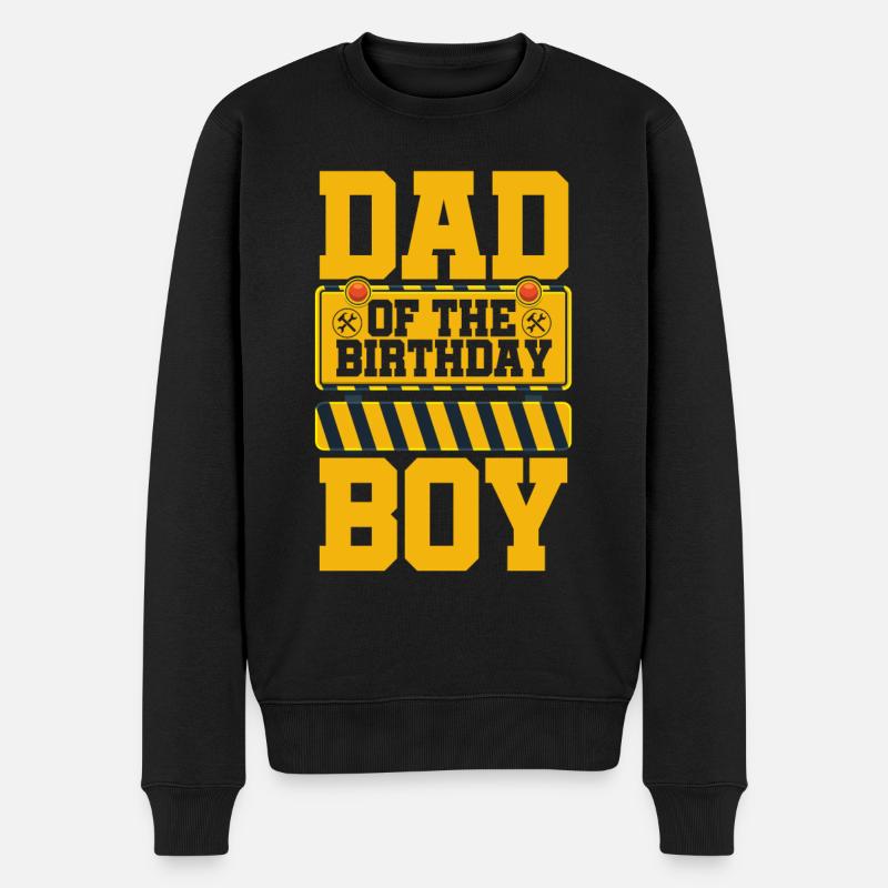 Papa du garçon d’anniversaire - Pull Premium bio Homme - noir