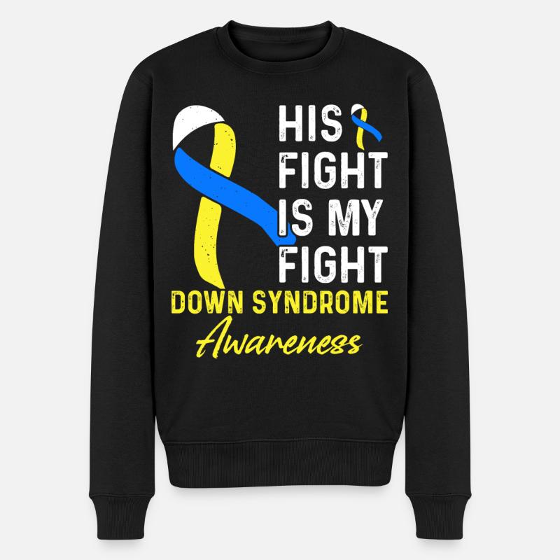 Conscience du syndrome de Down - Pull Premium bio Homme - noir