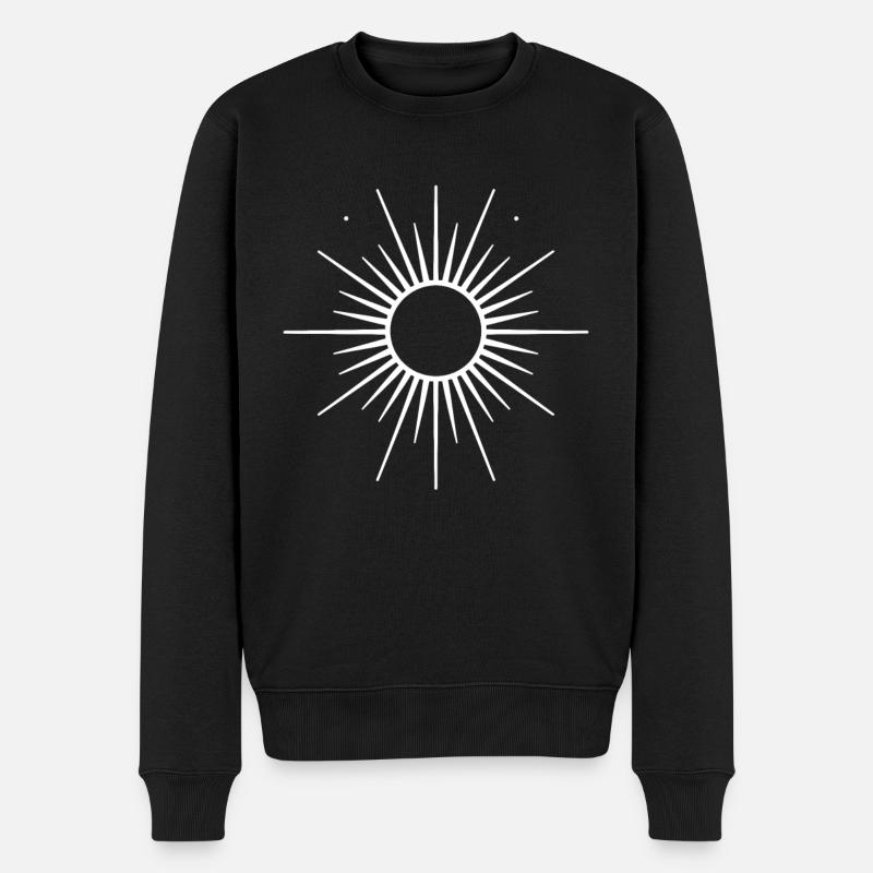 Soleil Symbole astronomique - Pull Premium bio Homme - noir