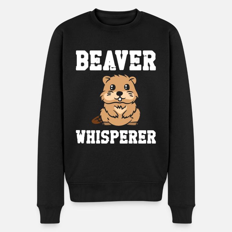 Beaver Whisperer - Pull Premium bio Homme - noir