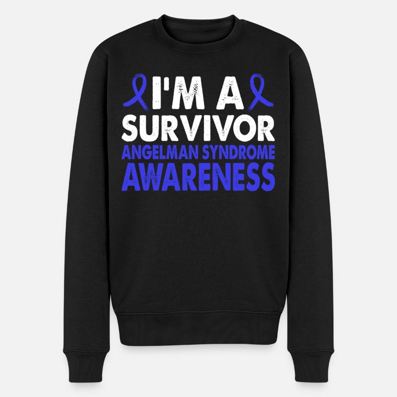 Ruban bleu de la - Pull Premium bio Homme - noir