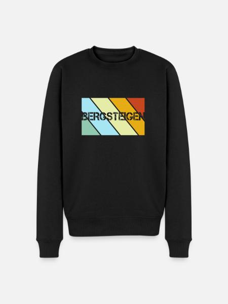 Mountaineering Retro - Men's Premium Organic Jumper - black