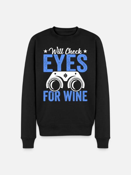 L’ophtalmologiste ouvrira les yeux - Pull Premium bio Homme - noir