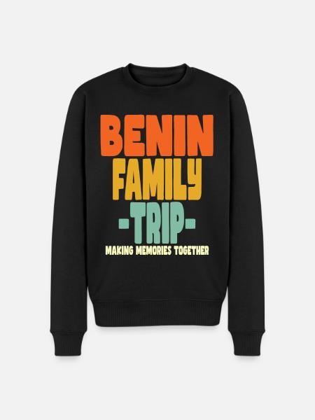 Benin Family Trip Holidays - Men's Premium Organic Jumper - black