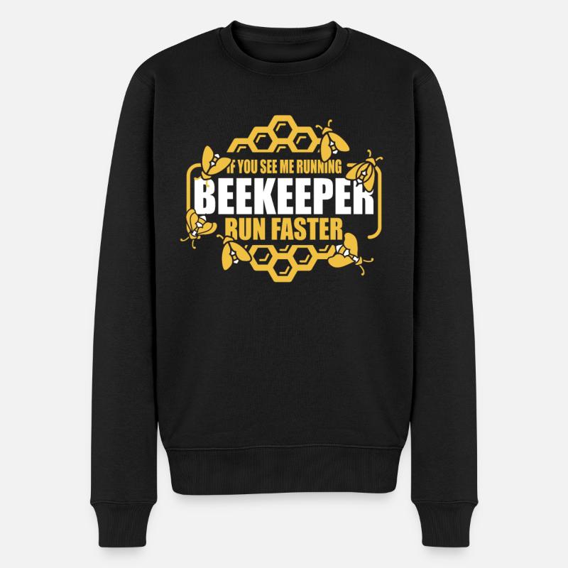 Beekeeper Imker - Männer Premium Bio Pullover - Schwarz
