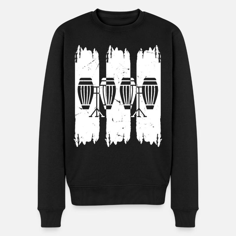 Conga Drums Conga Instruments - Men's Premium Organic Jumper - black