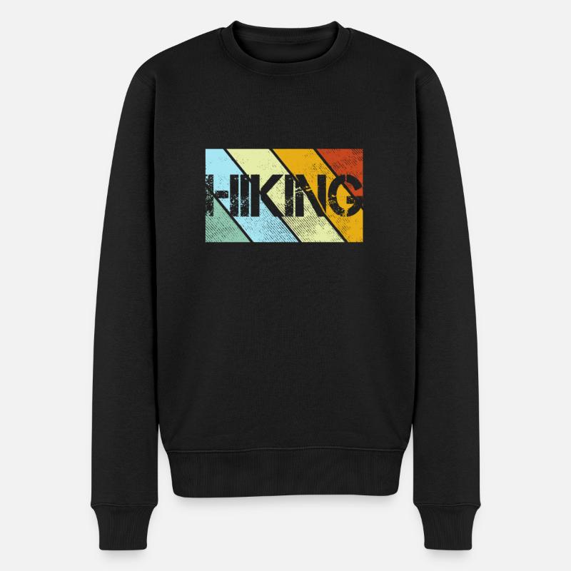 Alpinisme Rétro - Pull Premium bio Homme - noir