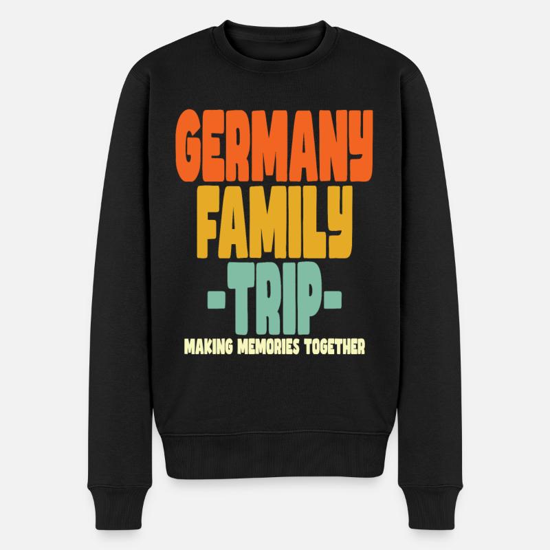 Allemagne Vacances en famille - Pull Premium bio Homme - noir