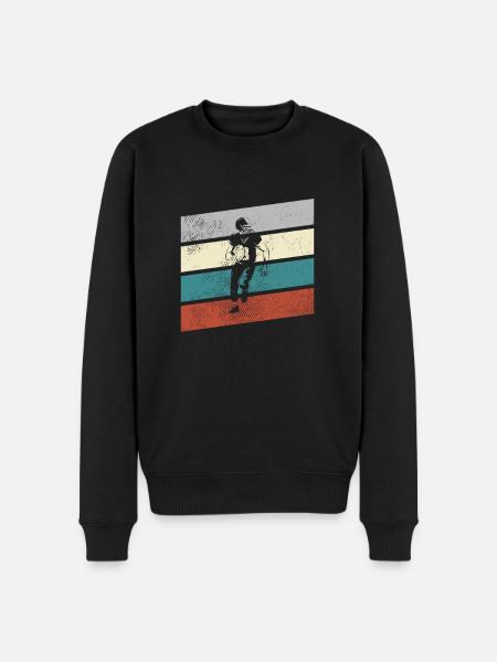 Football Rétro - Pull Premium bio Homme - noir