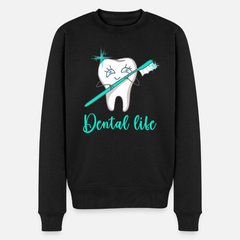 Vie dentaire - Pull Premium bio Homme - noir